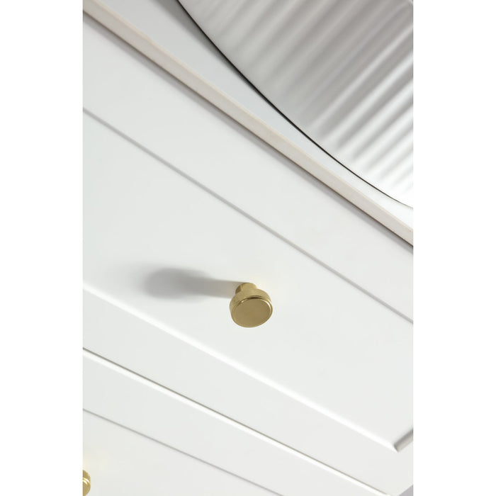 Tailored Bakewell 600mm 2 Drawer Wall Hung Vanity Unit with Sintered Stone Countertop & Handles