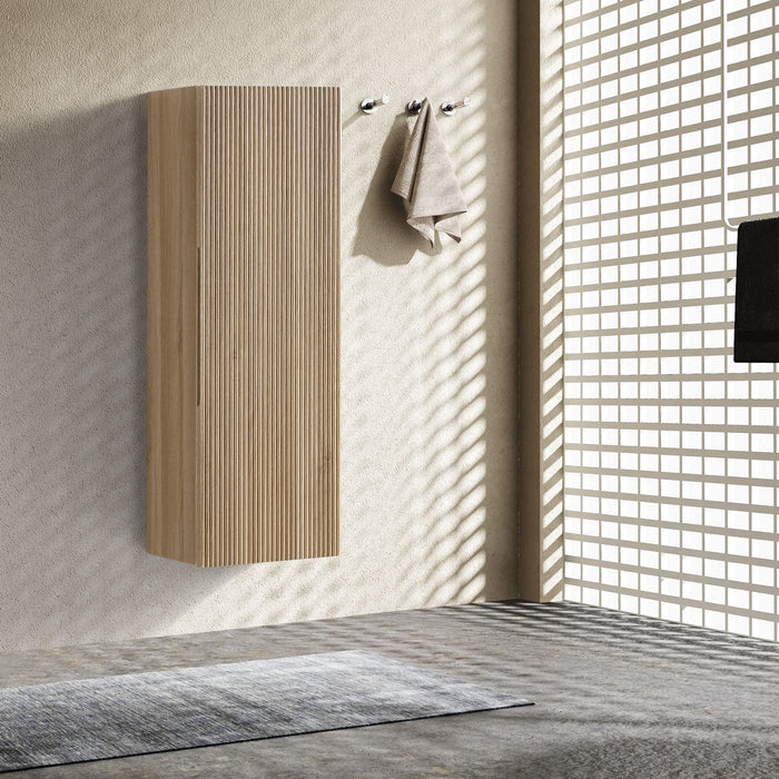Tailored Flauto 1 Door Wall Hung Medium Storage Unit - 300mm Wide