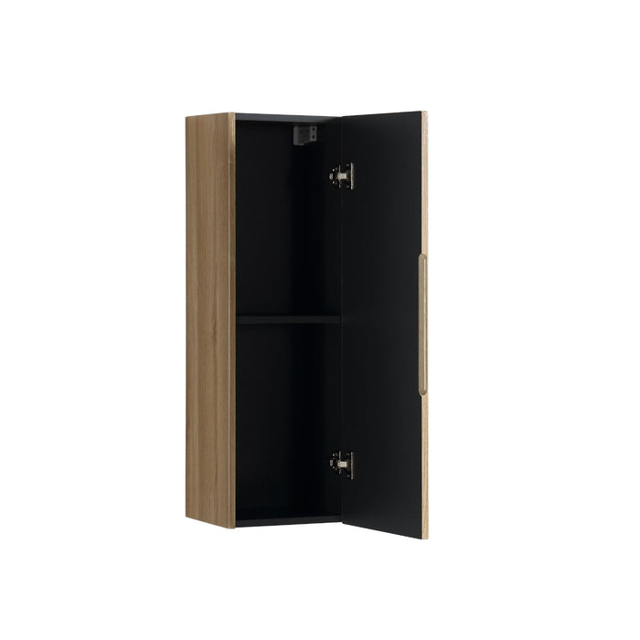 Tailored Flauto 1 Door Wall Hung Medium Storage Unit - 300mm Wide