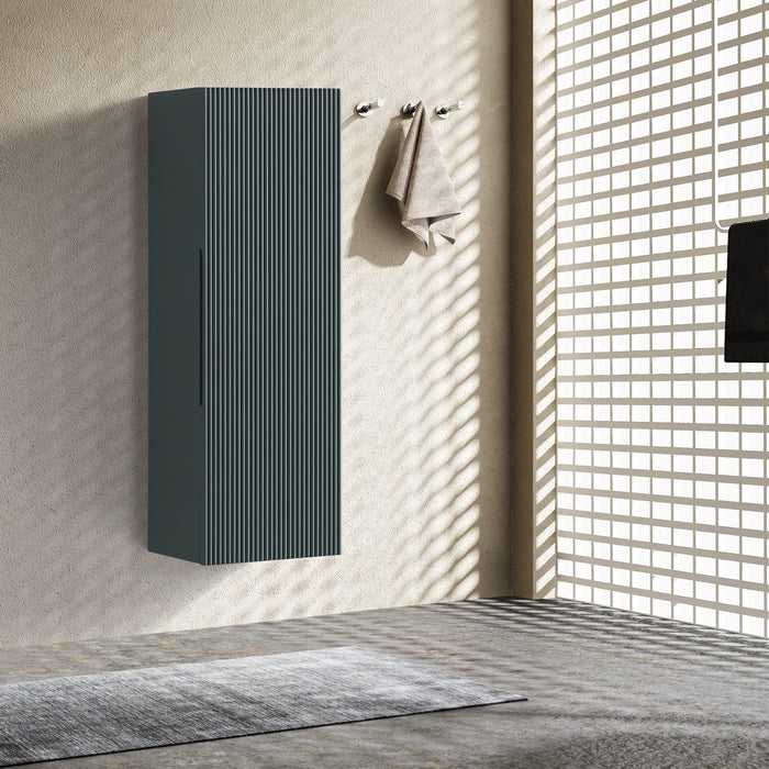 Tailored Flauto 1 Door Wall Hung Medium Storage Unit - 300mm Wide