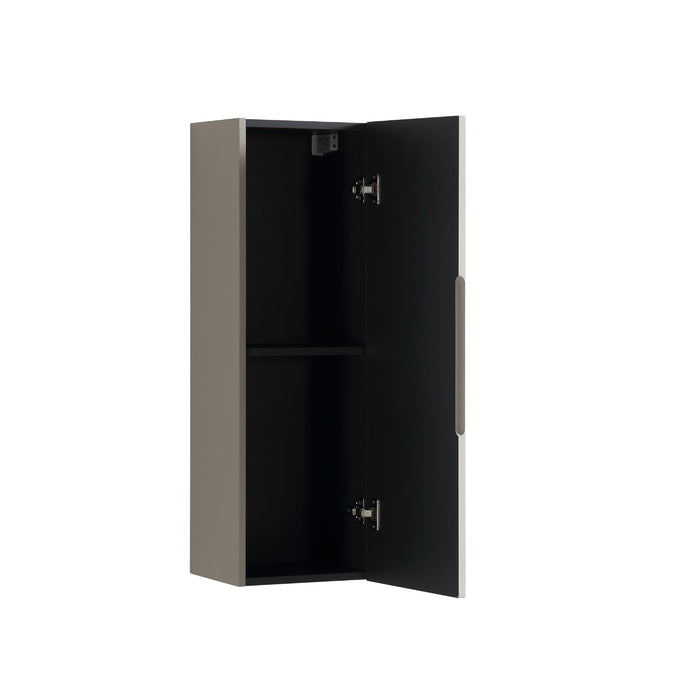 Tailored Flauto 1 Door Wall Hung Medium Storage Unit - 300mm Wide