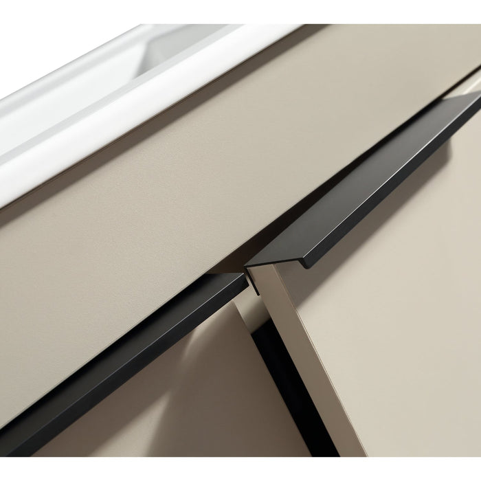 Tailored Sora 600mm 2 Door Floorstanding Vanity Unit with Ceramic Gloss Basin & Handles