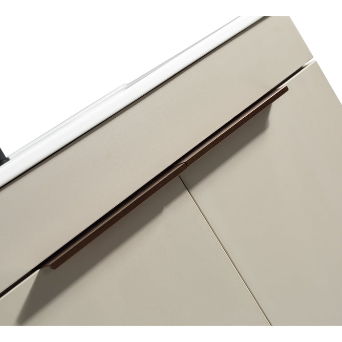 Tailored Sora 600mm 2 Door Floorstanding Vanity Unit with Ceramic Gloss Basin & Handles