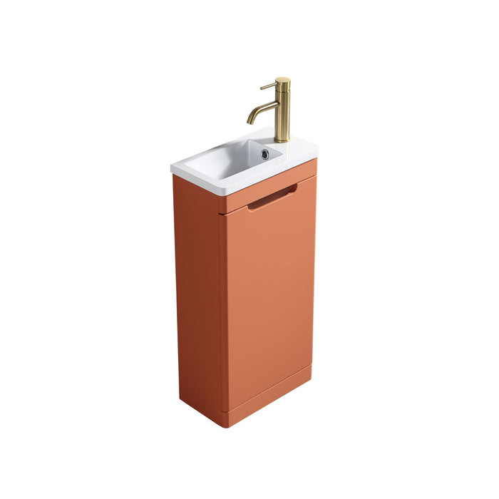 Tailored Acerra 400mm 1 Door Cloakroom Floorstanding Vanity Unit & Basin 400mm - 1 Tap Hole