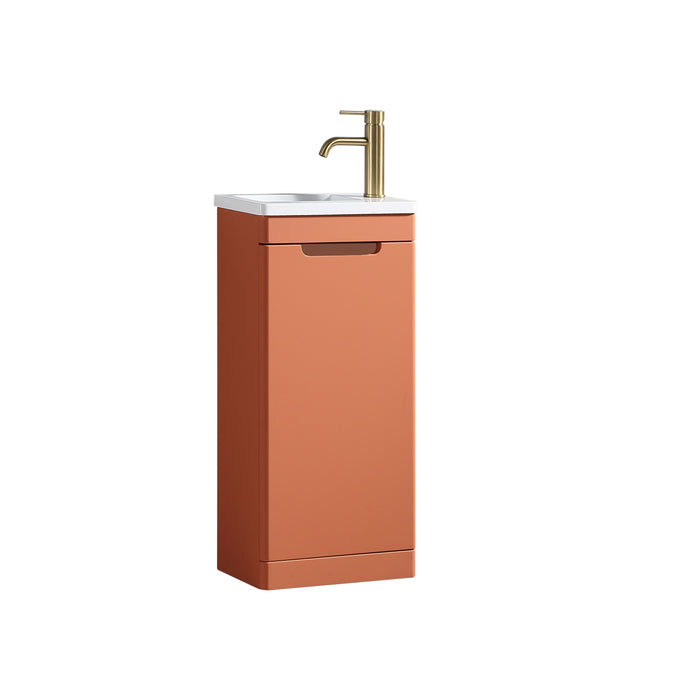 Tailored Acerra 400mm 1 Door Cloakroom Floorstanding Vanity Unit & Basin 400mm - 1 Tap Hole