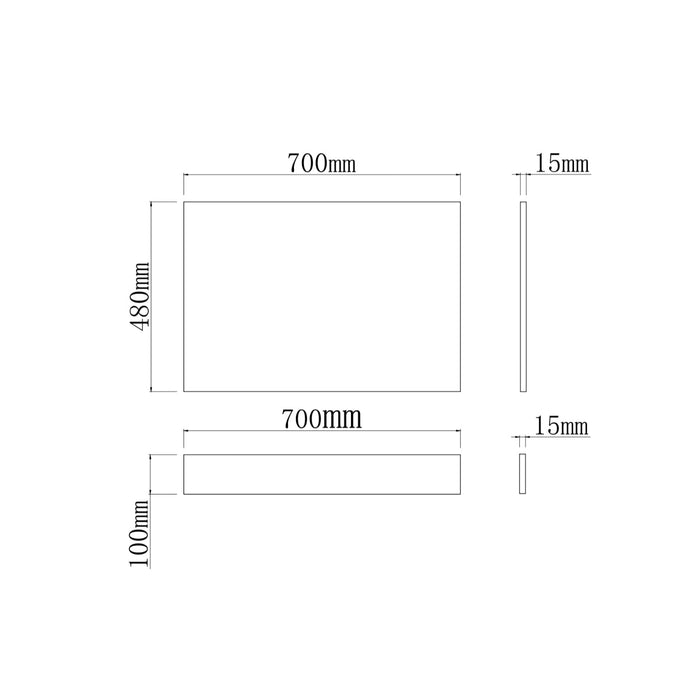 Tailored Waterproof PVC End Bath Panel & Plinth