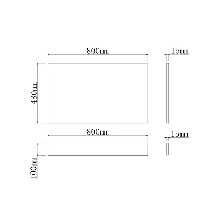 Tailored Waterproof PVC End Bath Panel & Plinth