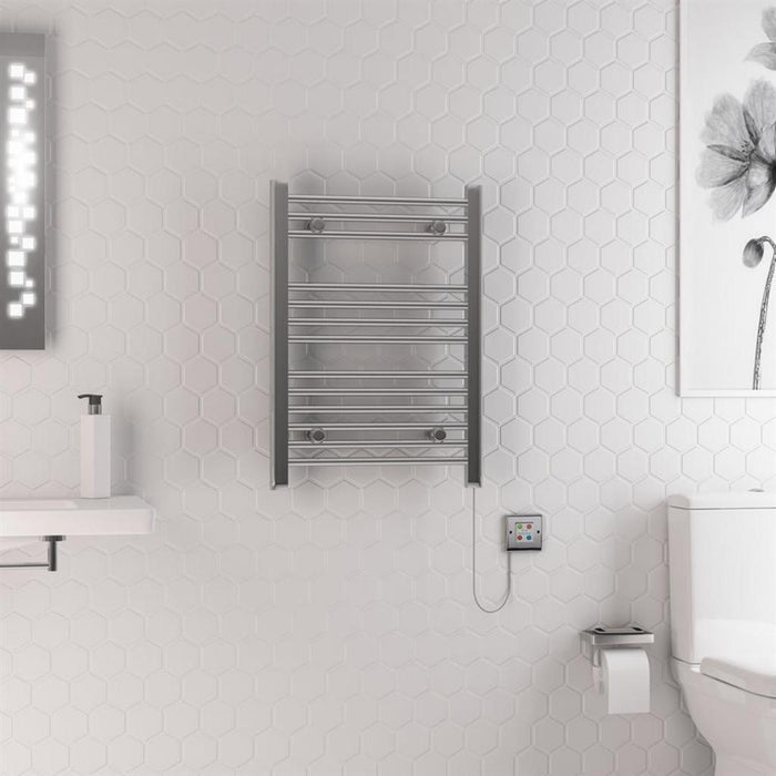 Eastbrook Biava Dry Element Straight Ladder Electric Towel Rail