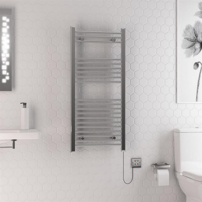 Eastbrook Biava Dry Element Straight Ladder Electric Towel Rail