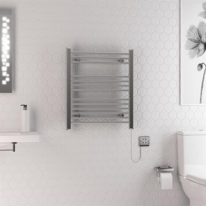 Eastbrook Biava Dry Element Straight Ladder Electric Towel Rail