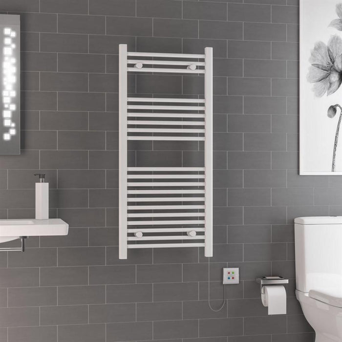 Eastbrook Biava Dry Element Straight Ladder Electric Towel Rail