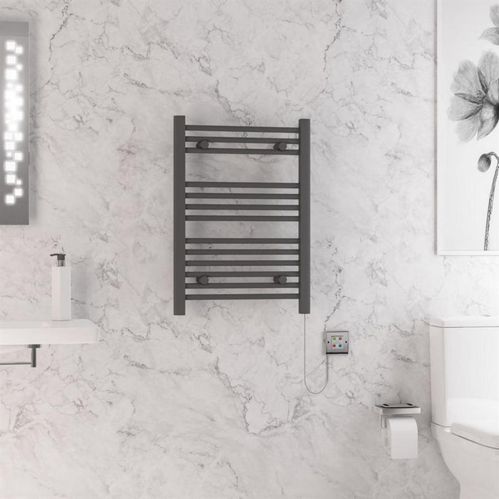 Eastbrook Biava Dry Element Straight Ladder Electric Towel Rail
