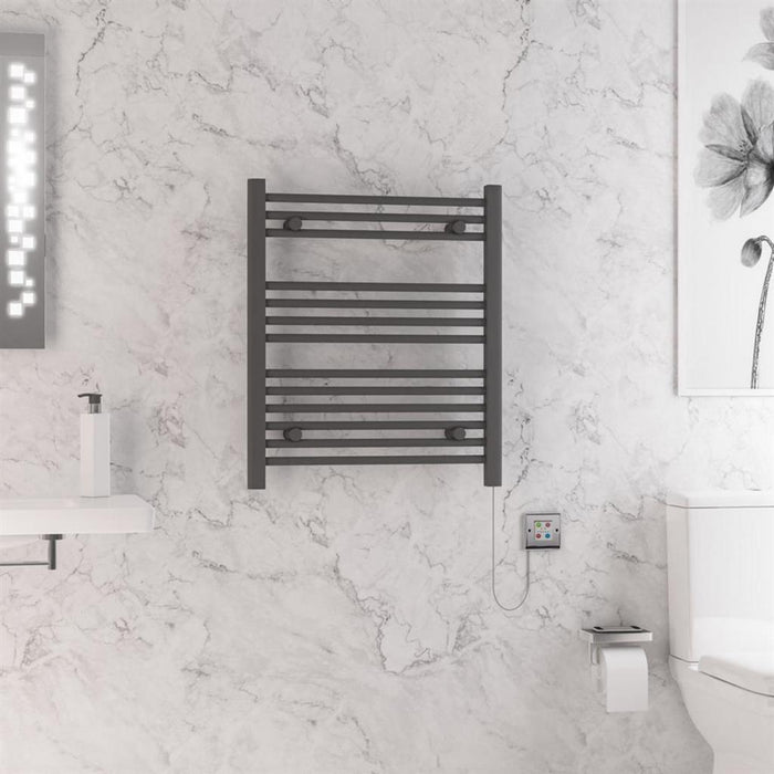 Eastbrook Biava Dry Element Straight Ladder Electric Towel Rail