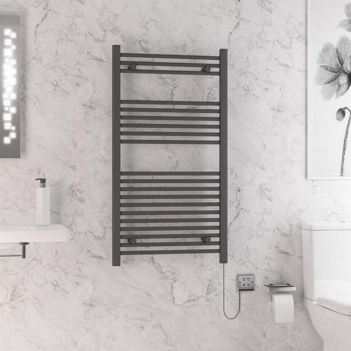 Eastbrook Biava Dry Element Straight Ladder Electric Towel Rail