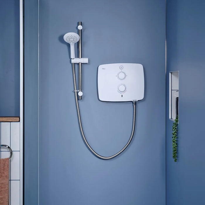 Triton T90ER 9kW Pumped Electric Shower - White/Chrome