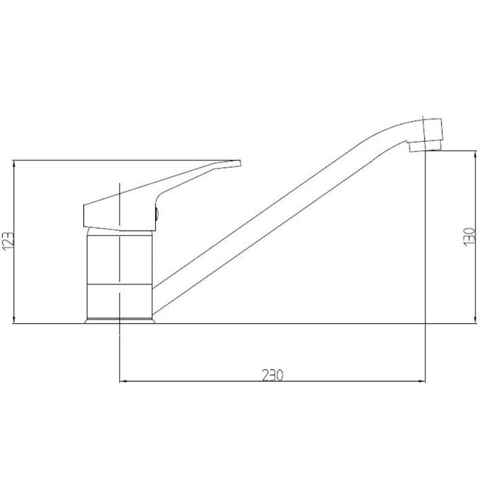 Tailored Milford Kitchen Mixer Tap - Chrome