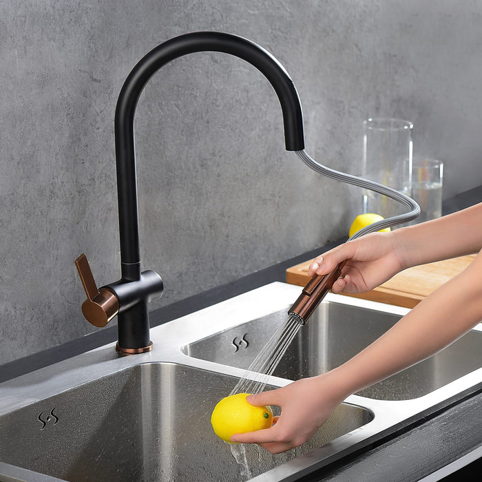 Tailored Mayhill Single Lever Pull Out Kitchen Mixer Tap