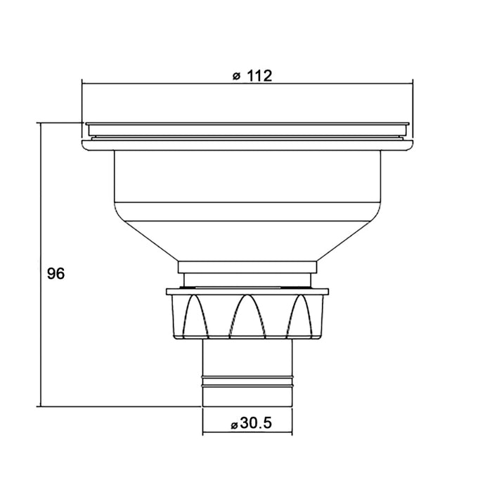Tailored Basket Strainer Kitchen Waste