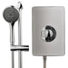 Triton Aspirante Electric Shower - 9.5kW - Brushed Steel