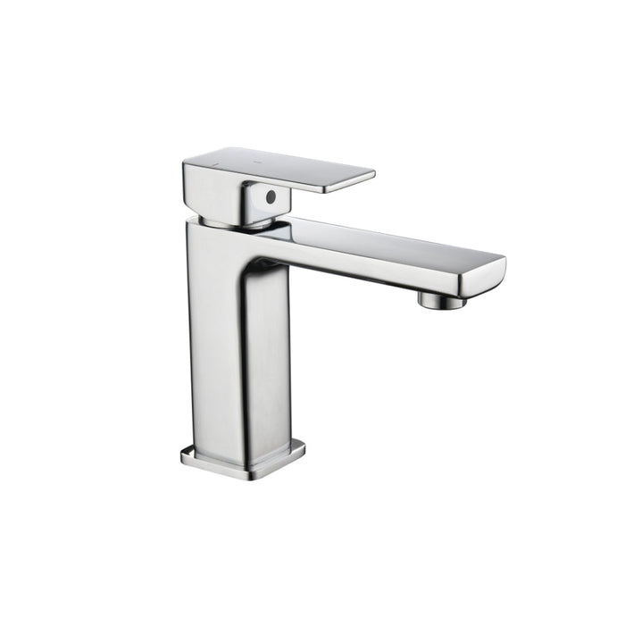 Tailored TB+ Quadrado Square ECO Control/Cold Water Start Basin Mixer Tap with Free Waste