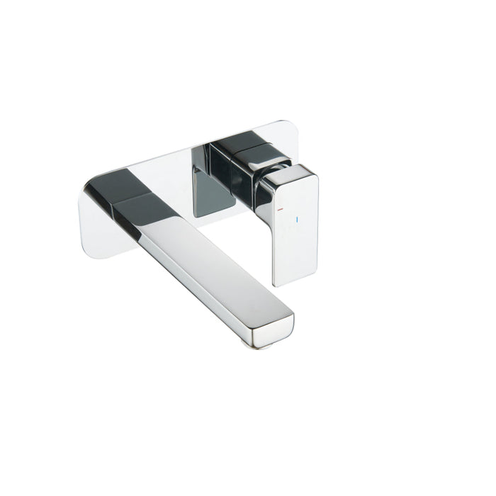 Tailored TB+ Quadrado Square ECO Control/Cold Water Start Wall Mounted Basin Mixer Tap