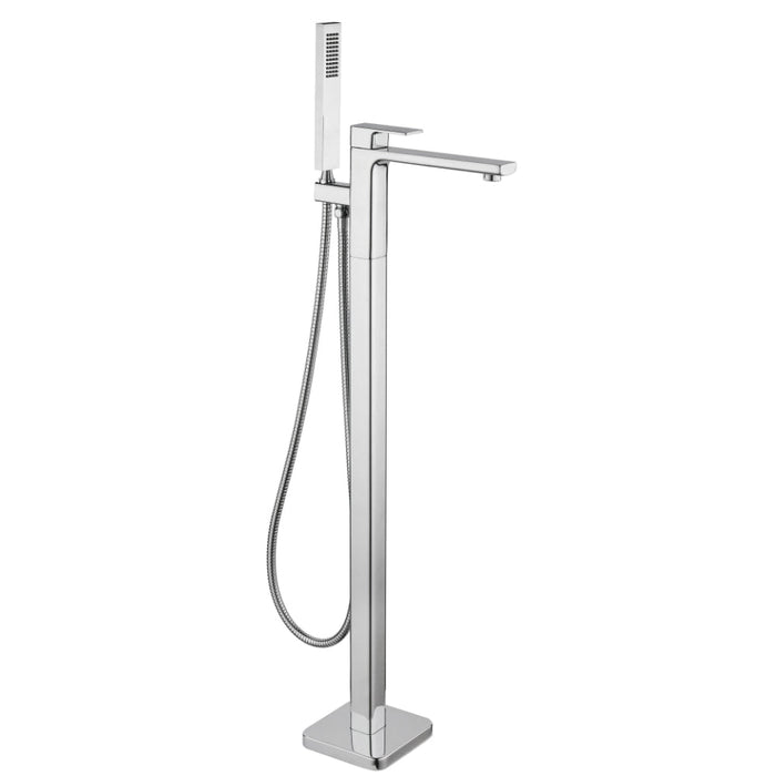 Tailored TB+ Quadrado Square Freestanding Bath Shower Mixer Tap with Handset