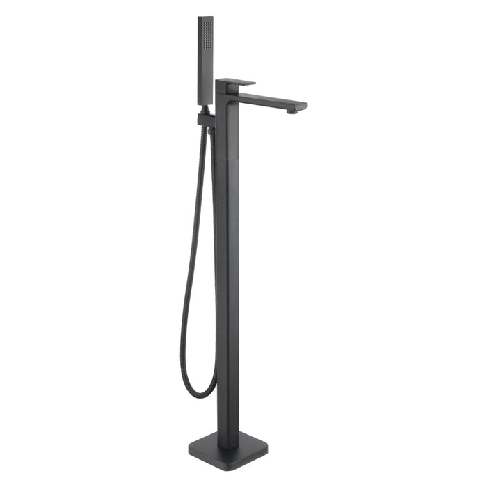 Tailored TB+ Quadrado Square Freestanding Bath Shower Mixer Tap with Handset