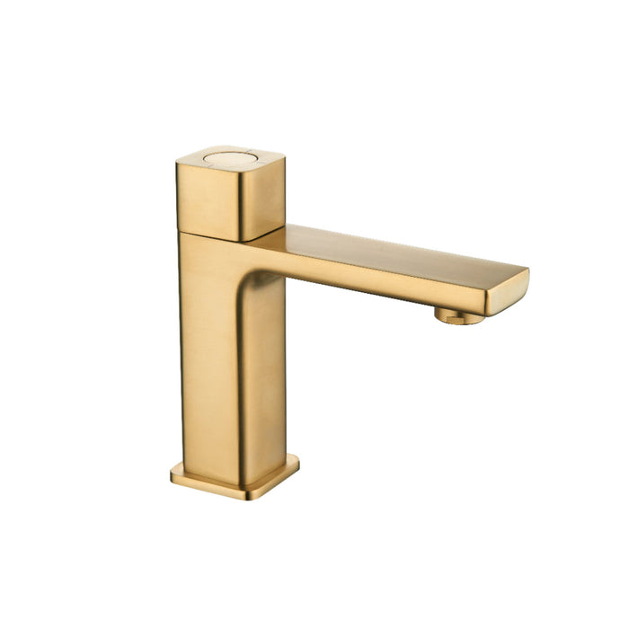 Tailored TB+ Quadrado Square Push Button Basin Mixer Tap with Free Waste