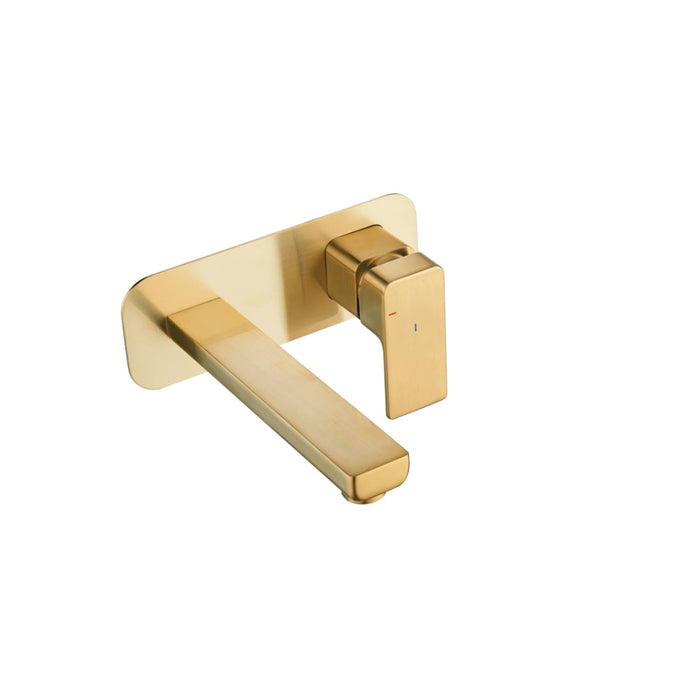 Tailored TB+ Quadrado Square ECO Control/Cold Water Start Wall Mounted Basin Mixer Tap