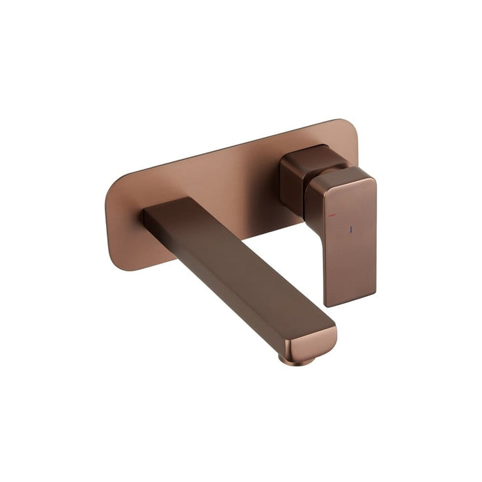Tailored TB+ Quadrado Square ECO Control/Cold Water Start Wall Mounted Basin Mixer Tap