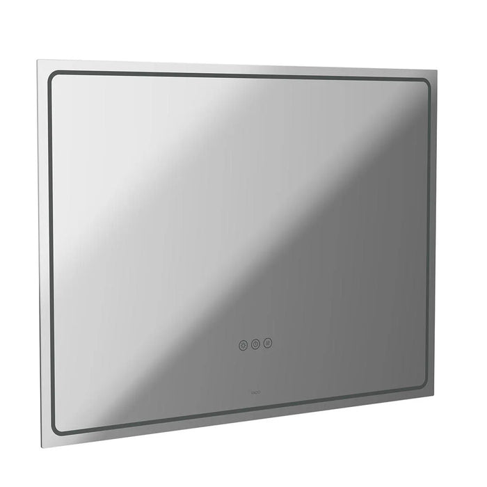 Vado Groove Rectangular Frameless Illuminated LED Mirror with Demister
