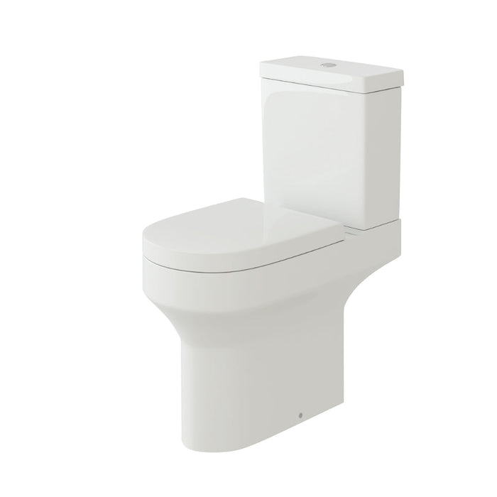 Tailored Florence Rimless Comfort Height Close Coupled Toilet with Slim Soft Close Seat