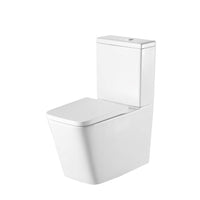 Tailored Milan Rimless Fully Shrouded Close Coupled Toilet with Soft Close Seat