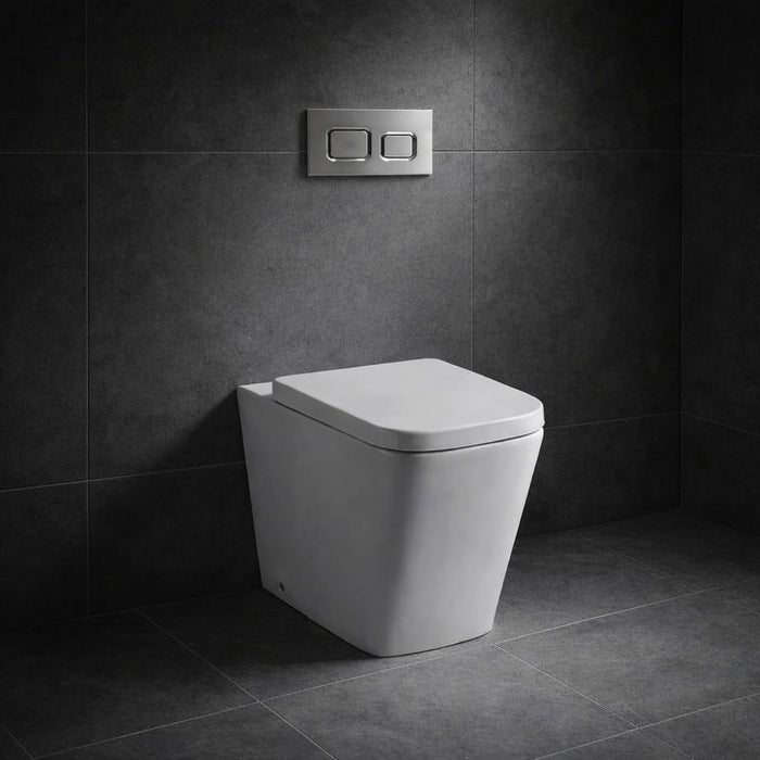 Tailored Milan Rimless Back To Wall Toilet with Soft Close Seat