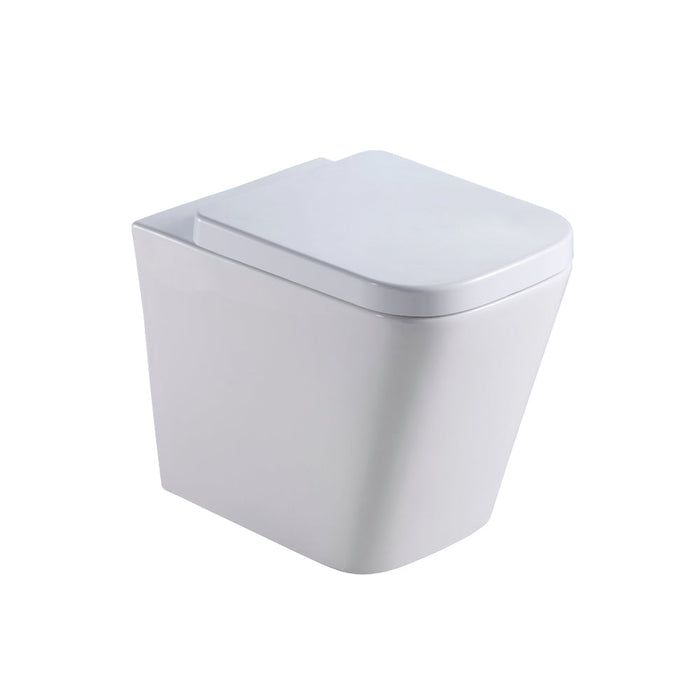 Tailored Milan Rimless Back To Wall Toilet with Soft Close Seat