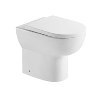 Tailored Tornio Rimless D-Shape Back to Wall Toilet with Soft Close Seat
