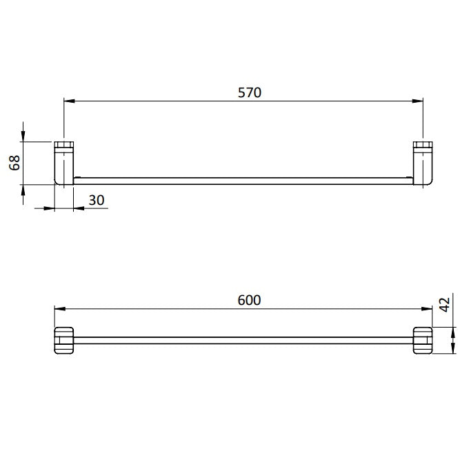 Crosswater Rotar Towel Rail