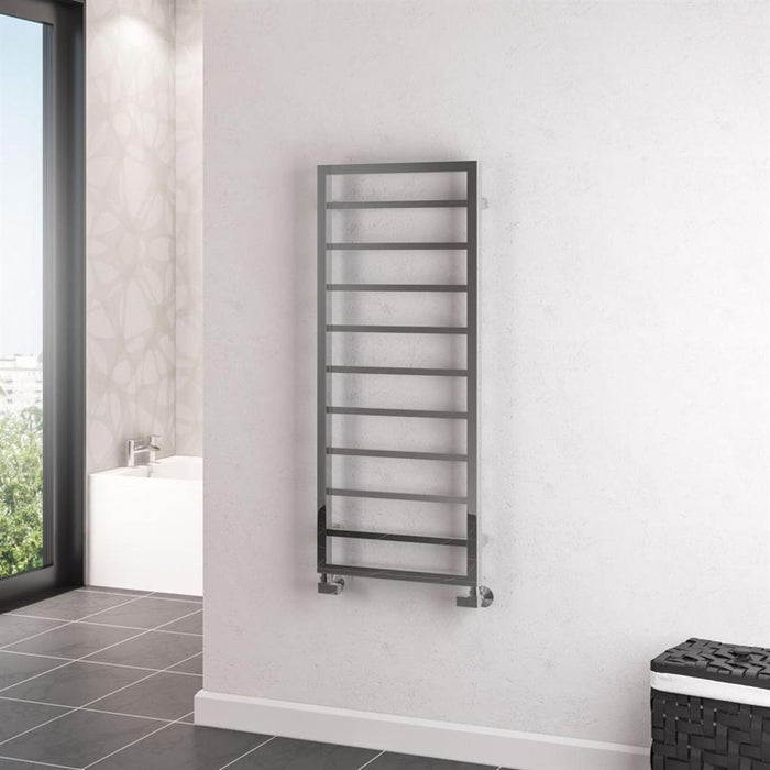 Eastbrook Ryton Vertical Designer Heated Towel Rail - Chrome