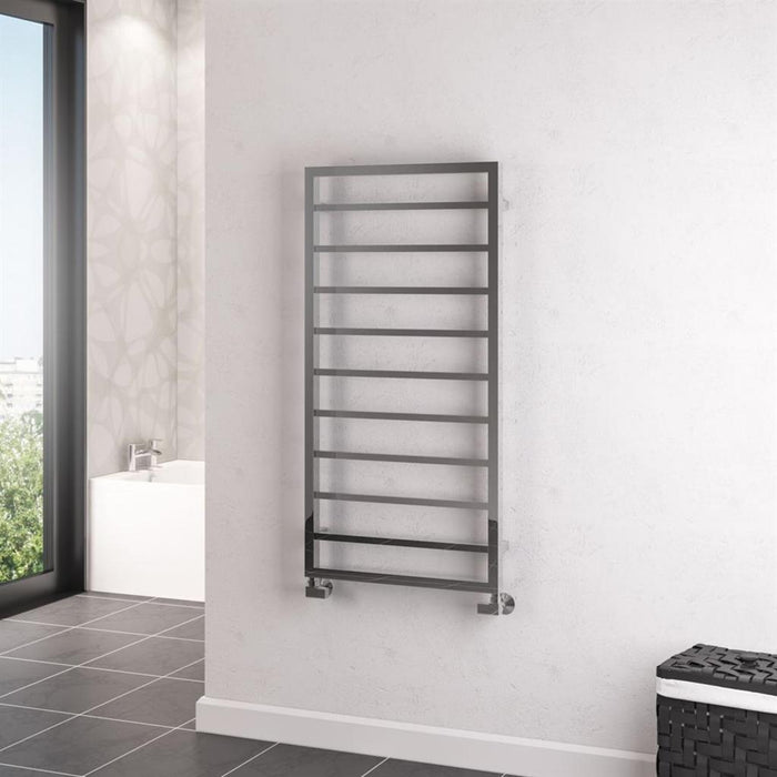 Eastbrook Ryton Vertical Designer Heated Towel Rail - Chrome