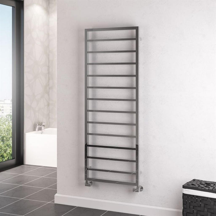 Eastbrook Ryton Vertical Designer Heated Towel Rail - Chrome