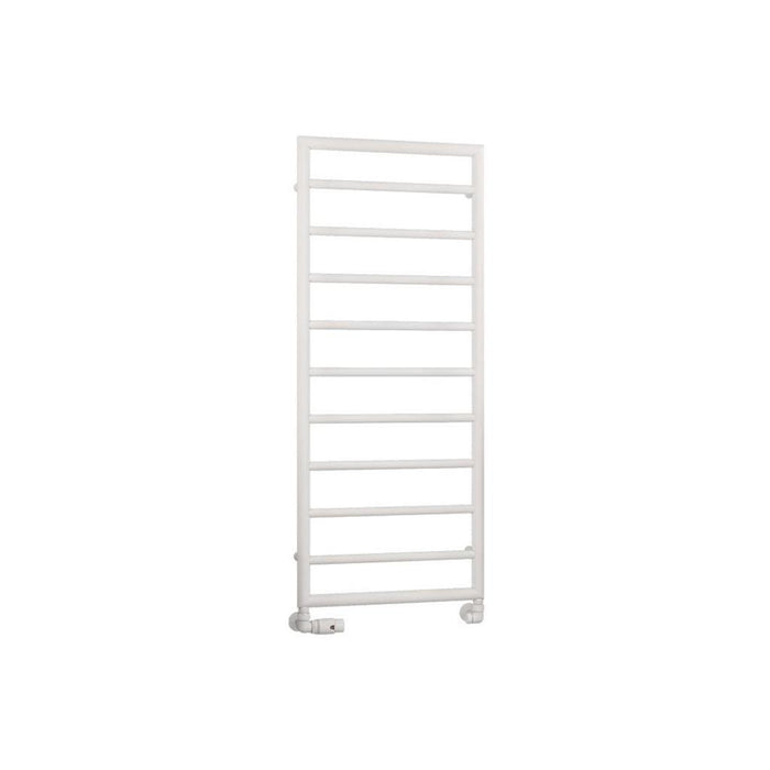 Eastbrook Kenilworth Vertical Designer Heated Towel Rail - Matt White