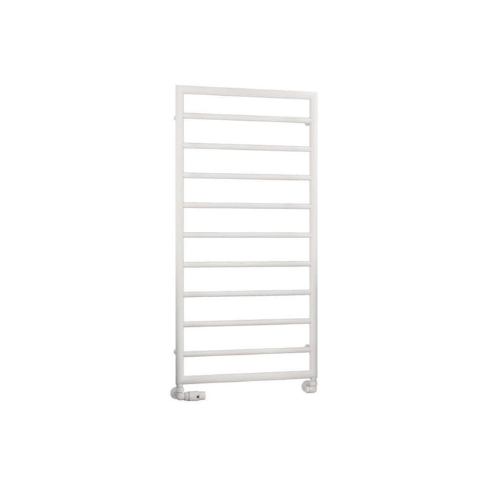 Eastbrook Kenilworth Vertical Designer Heated Towel Rail - Matt White