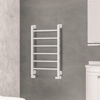 Eastbrook Loxley Vertical Designer Heated Towel Rail - Matt White