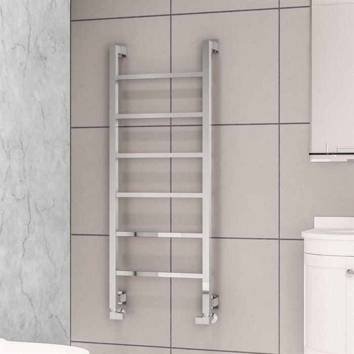 Eastbrook Loxley Vertical Designer Heated Towel Rail - Chrome