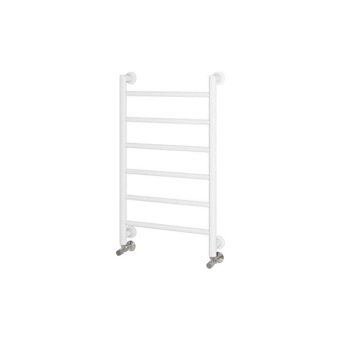 Eastbrook Eshton Vertical Designer Heated Towel Rail - Matt White
