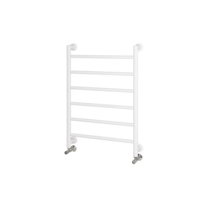 Eastbrook Eshton Vertical Designer Heated Towel Rail - Matt White