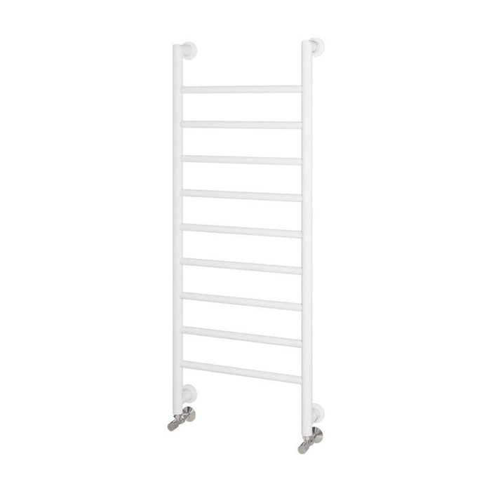 Eastbrook Eshton Vertical Designer Heated Towel Rail - Matt White