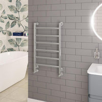 Eastbrook Eshton Vertical Designer Heated Towel Rail - Chrome