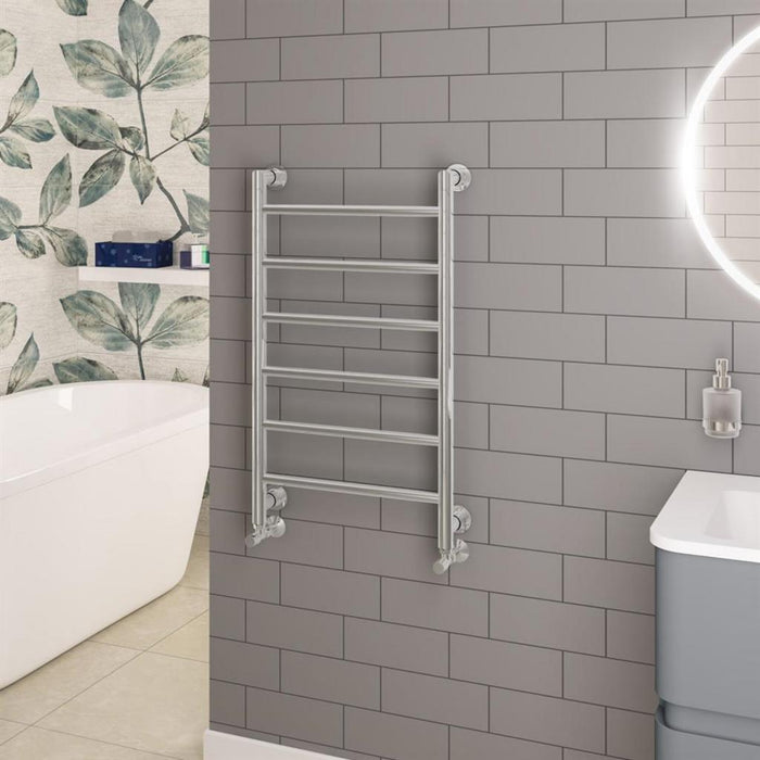 Eastbrook Eshton Vertical Designer Heated Towel Rail - Chrome