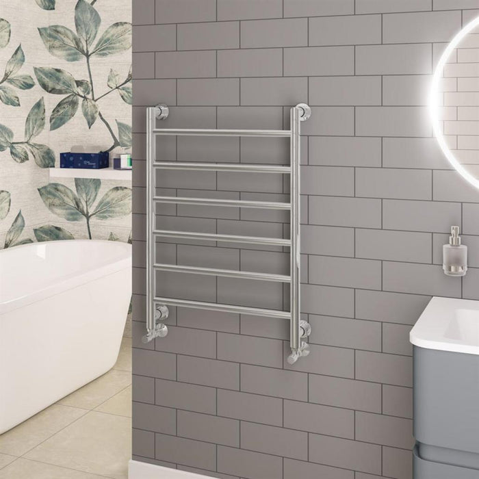 Eastbrook Eshton Vertical Designer Heated Towel Rail - Chrome